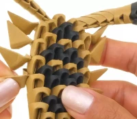 Origami 3D. Skorpion (153 elementy), zdjęcie 3