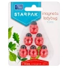 Magnes biedronka, 6 sztuk - zdjęcie