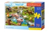 Puzzle 70 elementów. Życie na farmie - zdjęcie