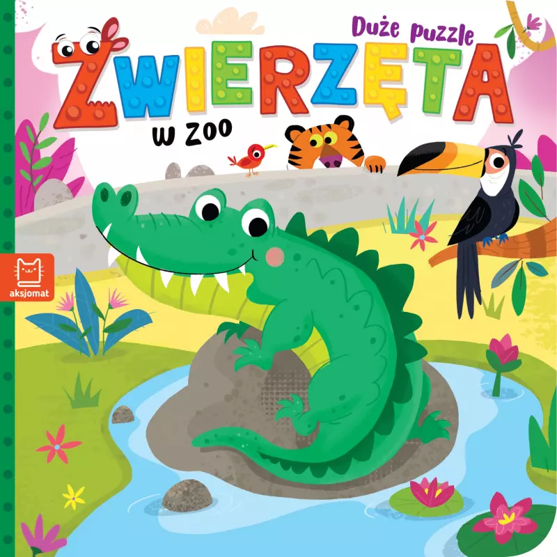 Zwierzęta w zoo. Duże puzzle Zwierzęta w zoo. Duże puzzle