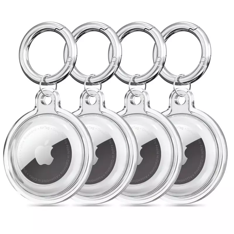 Tech-Protect Icon 4-Pack Apple Airtag 1 / 2 Clear