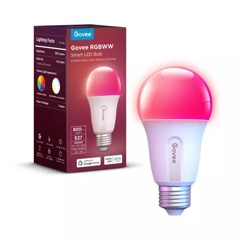 Govee H6004 Smart Light Bulb | Żarówka RGB | 800LM, 2.4GHz Wi-Fi + Bluetooth Govee H6004 Smart Light Bulb | Żarówka RGB | 800LM, 2.4GHz Wi-Fi + Bluetooth