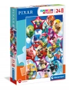 Puzzle maxi 24 elementy. Supercolor. Przyjęcie Pixar - zdjęcie