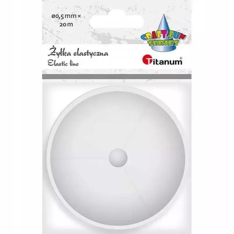 Żyłka silikonowa elastyczna 05mm 20m Żyłka silikonowa elastyczna 05mm 20m