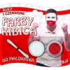 Farby do twarzy kibica 2 kolory biały i czerwony - zdjęcie