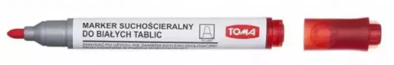 Marker do tablic TOMA okrągły czerwony p10 Marker do tablic TOMA okrągły czerwony p10