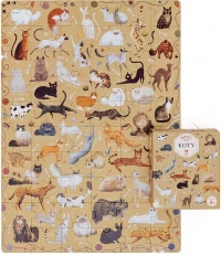 Puzzle 60 elementów. Puzzlove CzuCzu. Koty, zdjęcie 2