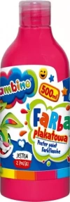 Farba plakatowa w butelce 500 ml różowa bambino - zdjęcie