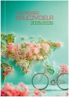 Kalendarz nauczyciela 2025/2026 A5 tygodniowy PCV, rower - zdjęcie