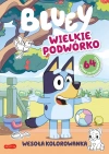 Wielkie podwórko. Bluey. Wesoła kolorowanka - zdjęcie