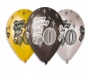 Balony z nadrukiem Ge.Ma.R. 50 urodziny 30 cm 6 szt. - zdjęcie