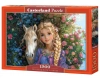 Puzzle 1500 elementów. Księżniczka z koniem - zdjęcie
