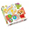 Puzzle 2x9 elementów. Piesek i ptak - zdjęcie