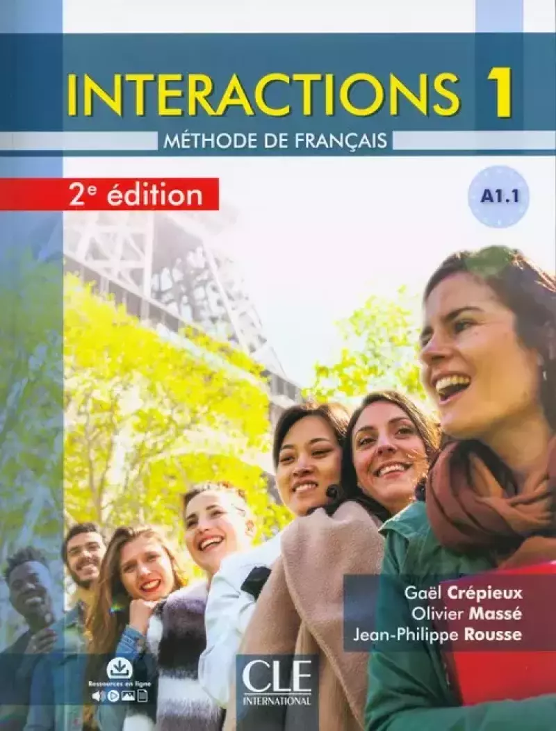 Interactions 1 Livre de l'éleve + DVD Interactions 1 Livre de l'éleve + DVD