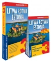 Litwa, Łotwa, Estonia 3w1. Przewodnik + atlas + mapa - zdjęcie