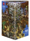 Puzzle 1500 elementów. Biblioteka + plakat - zdjęcie