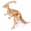 Puzzle drewniane Model 3D Parazaur - zdjęcie