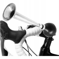 Trąbka Klakson Rowerowy Chrom 21CM Dunlop, zdjęcie 6