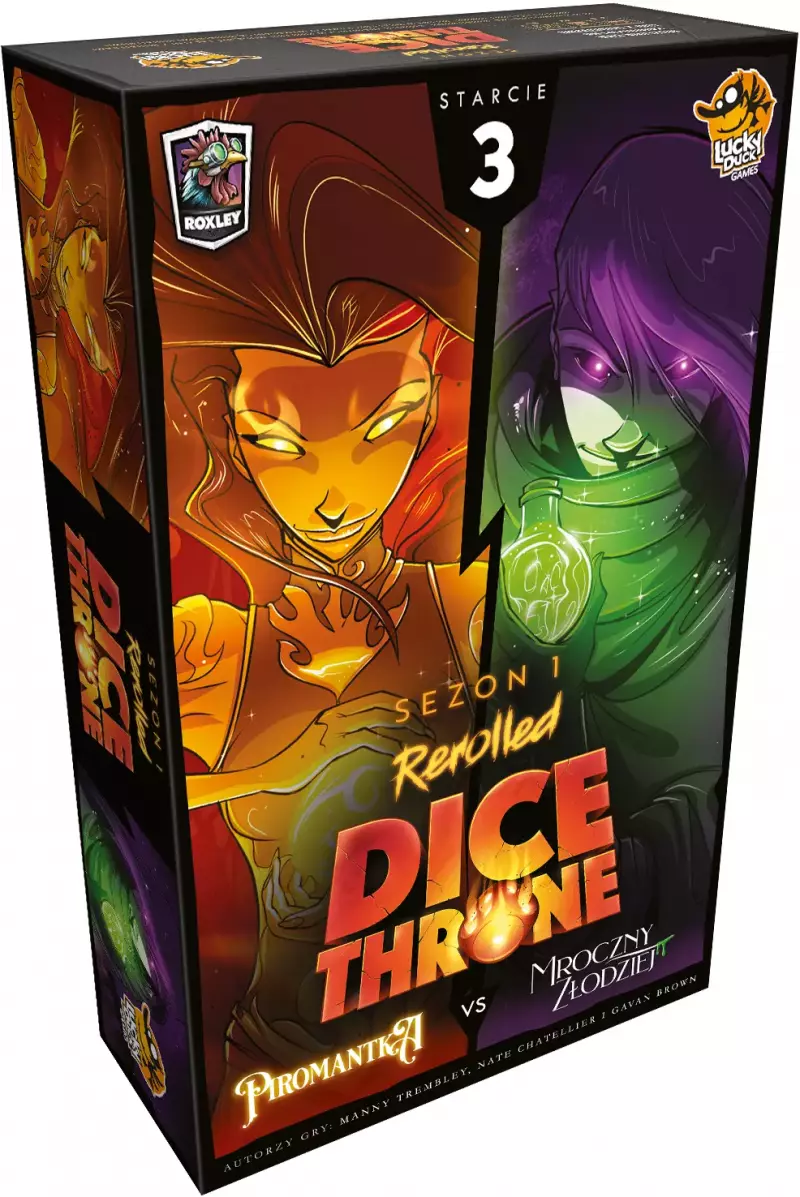 Dice Throne. Starcie 3. Piromantka vs Złodziej