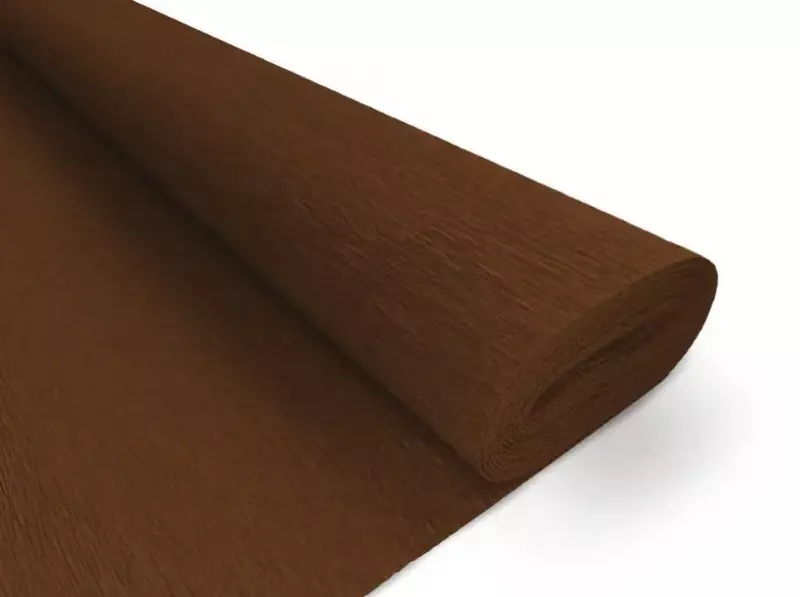 Krepina premium, brązowa, 200x50 cm