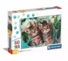 Puzzle 60 Super Kolor Lovely Kitty Twins - zdjęcie