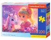 Puzzle 100 Princess with Unicorn CASTOR - zdjęcie