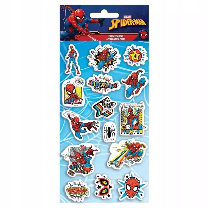 Naklejki wypukłe Spiderman Naklejki wypukłe Spiderman
