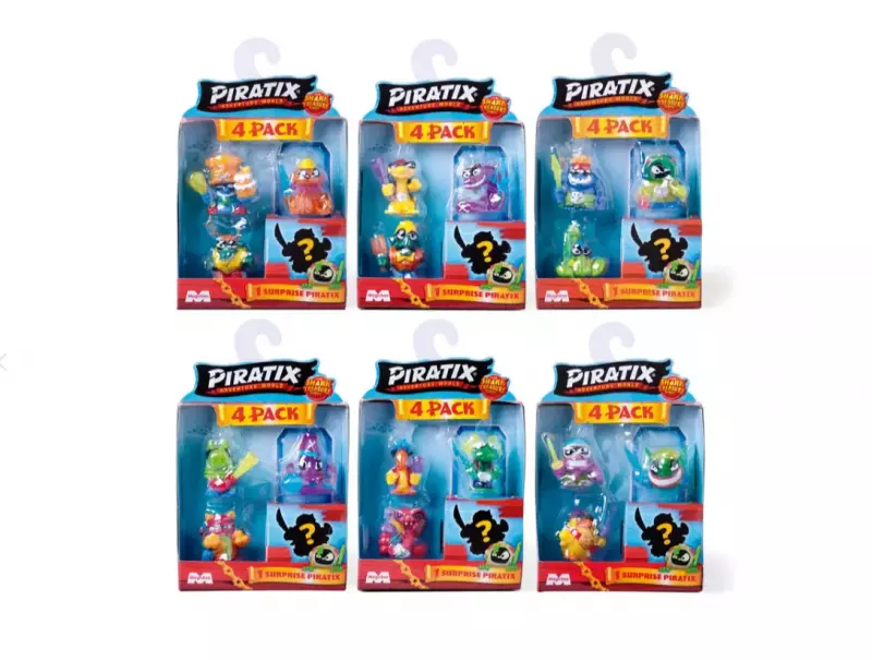 Piratix Shark. Skarb (4 figurki), mix wzorów Piratix Shark. Skarb (4 figurki), mix wzorów
