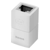 Złączka sieciowa łącznik kabli Ethernet RJ-45 Baseus AirJoy Series 10 szt. - biała - zdjęcie