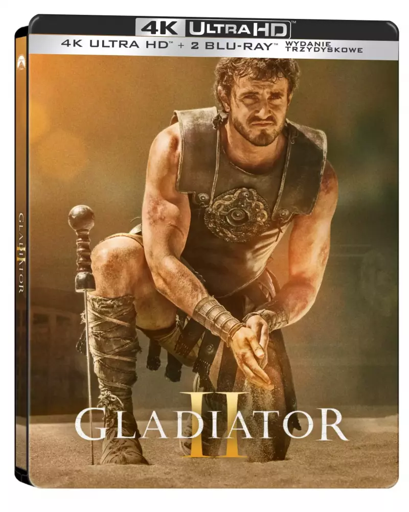 Gladiator II, 3 Blu-ray 4K. Steelbook de luxe Gladiator II, 3 Blu-ray 4K. Steelbook de luxe
