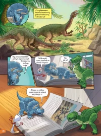 Nauka z komiksem. Era dinozaurów. Tom 1. Straszne jaszczury, czyli dinozaury triasu, zdjęcie 4