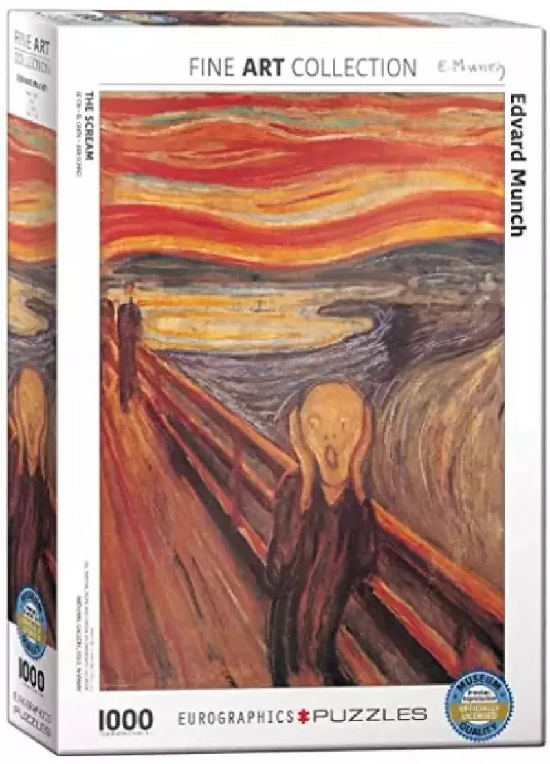 Puzzle 1000 elementów. Krzyk, Munch Puzzle 1000 elementów. Krzyk, Munch
