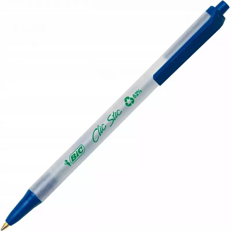Długopis BIC Ecolutions Clic Stic niebieski Długopis BIC Ecolutions Clic Stic niebieski