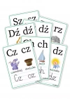 Plansze eukacyjne A5 - Dwuznaki 7 kart - zdjęcie