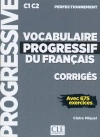 Vocabulaire progressif du français. Niveau perfectionnement. Corrigés - zdjęcie