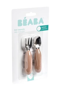 Beaba Zestaw pierwszych sztućców ze stali nierdzewnej Praline, zdjęcie 6