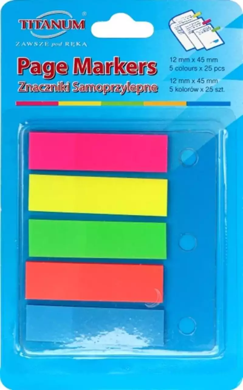 Zakładki indeksujące samoprzylepne Zakładki indeksujące samoprzylepne