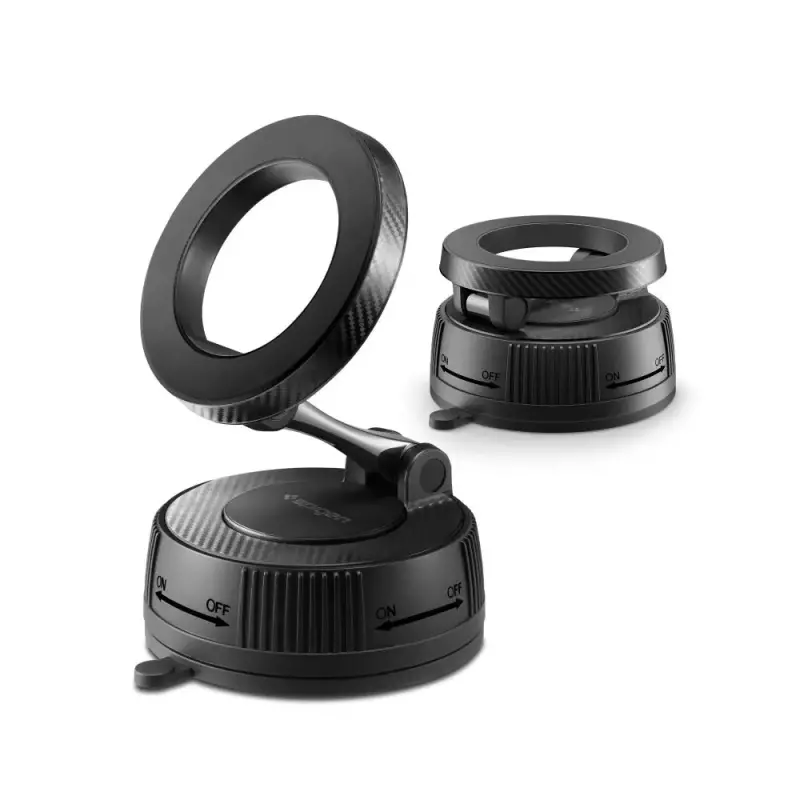 Spigen MFT36 Vacuumlock Magnetic MagSafe Dashboard Car Mount Black Spigen MFT36 Vacuumlock Magnetic MagSafe Dashboard Car Mount Black