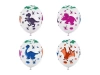 Balony Dinozaury Pastel Pure White 30cm 6szt - zdjęcie