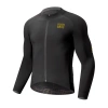 Bluza rowerowa Rockbros YDWT020 Diamond wiosna/jesień/zima rozmiar L - czarna - zdjęcie