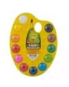 Farby akwarelowe. 12 kolorów, paleta - zdjęcie