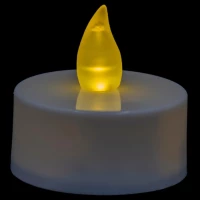 Zestaw 4 Świeczek Tea Light LED Timer Biały, zdjęcie 3
