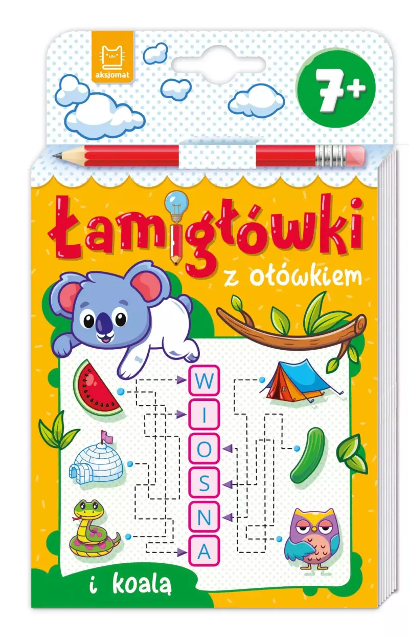 Łamigłówki z ołówkiem i koalą. Od 7 lat Łamigłówki z ołówkiem i koalą. Od 7 lat