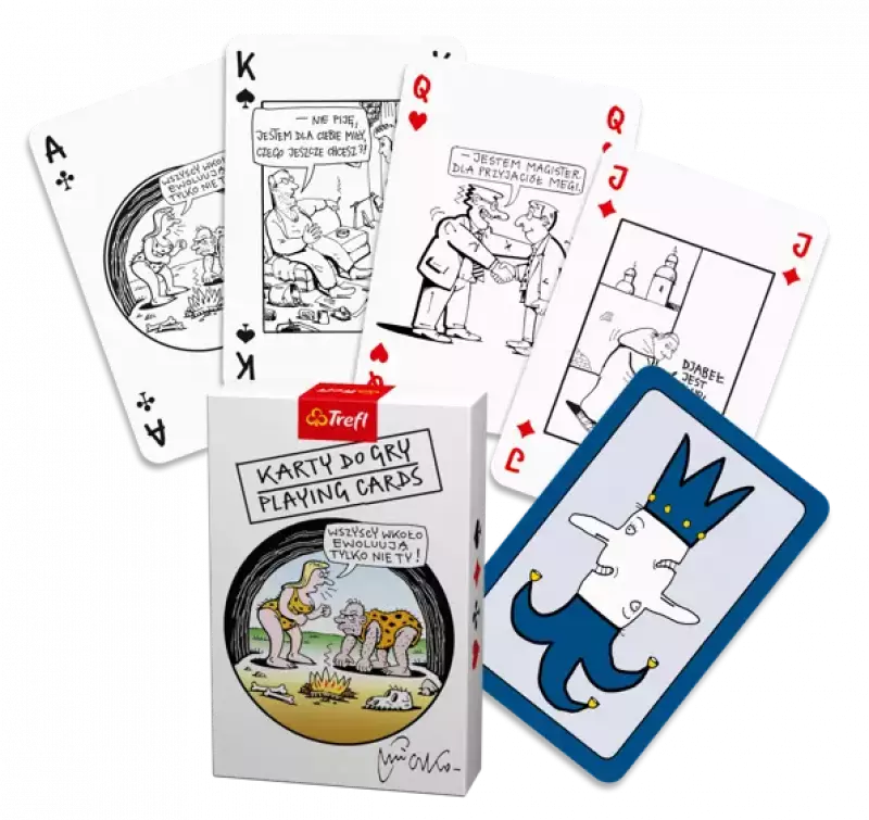 Karty do gry. Playing cards. Mleczko