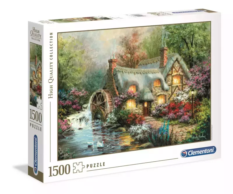 Puzzle 1500 elementów. High Quality Collection. Chata z młynem Puzzle 1500 elementów. High Quality Collection. Chata z młynem