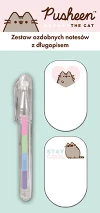 Pusheen. Zestaw 2 notesów z długopisem - zdjęcie