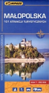Małopolska. 101 atrakcji turystycznych. Mapa samochodowo-krajoznawcza, 1:200 000 - zdjęcie