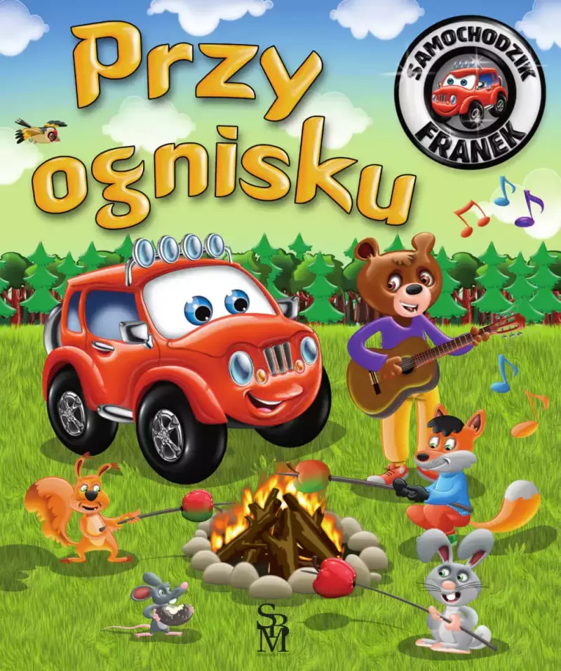 Przy ognisku. Samochodzik Franek Przy ognisku. Samochodzik Franek