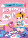 Zaczynam czytać. Duże litery. Pierwsze zdania do nauki czytania. Jednorożec - zdjęcie