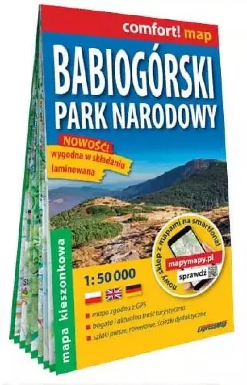 Mapa - Babiogórski Park Narodowy 1:50 000 Mapa - Babiogórski Park Narodowy 1:50 000